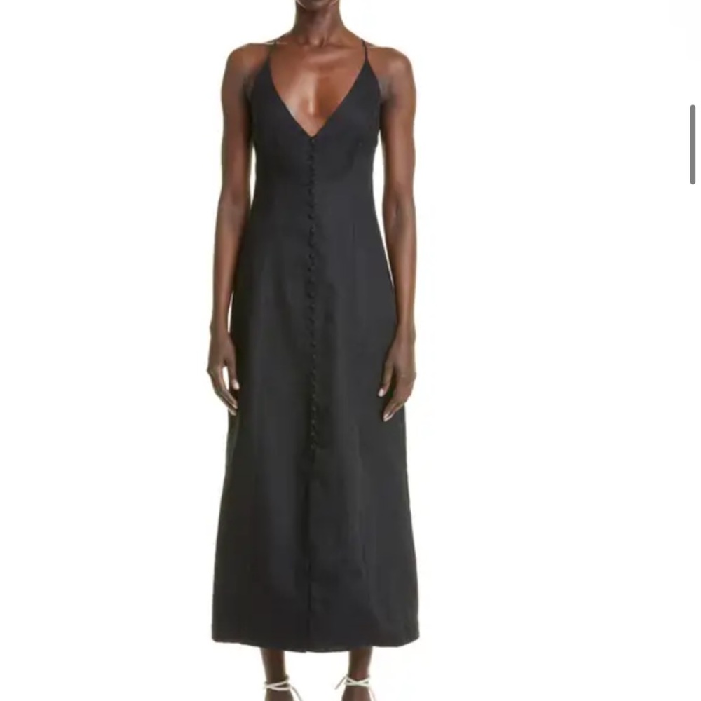 Zimmermann Black Maxi Slip Dress